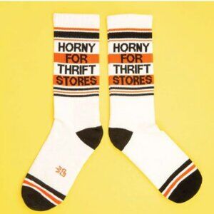 Gumball Poodle brand Horny for Thrift Socks - NWT